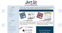 Desktop Screenshot of justusteachers.com